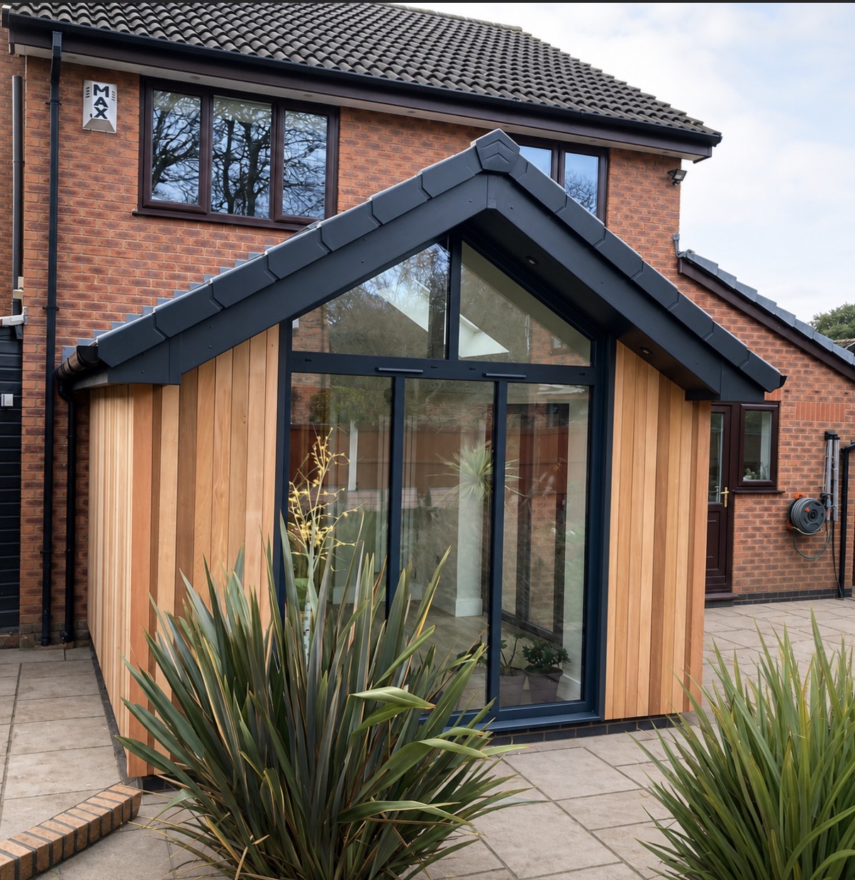 Cedar-Clad Gable Extension — House Extension by Duke Design Services